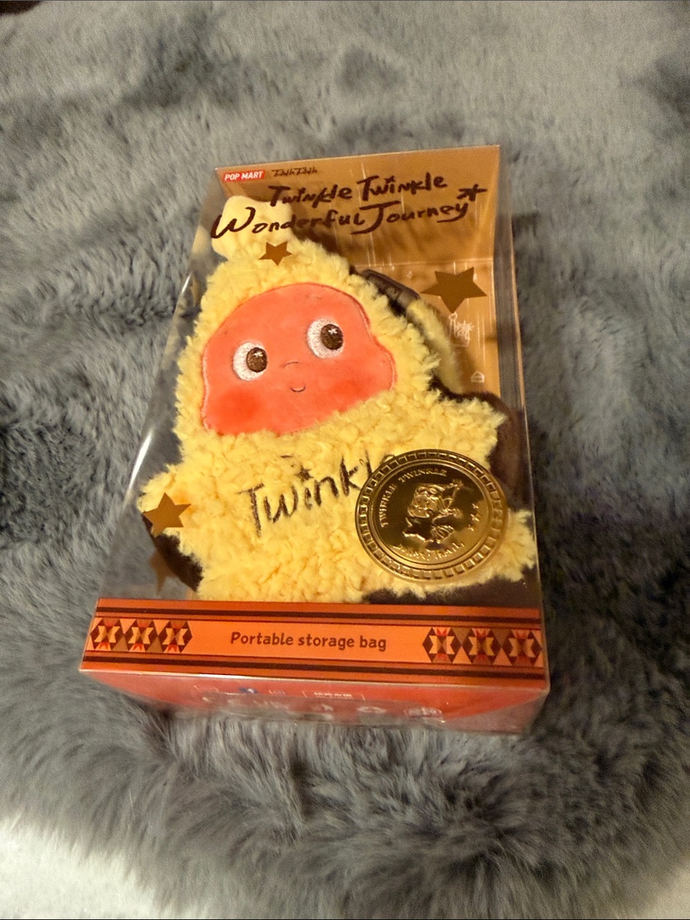 Pop Mart Twinkle Yellow Star Plush Toy - Twinkle